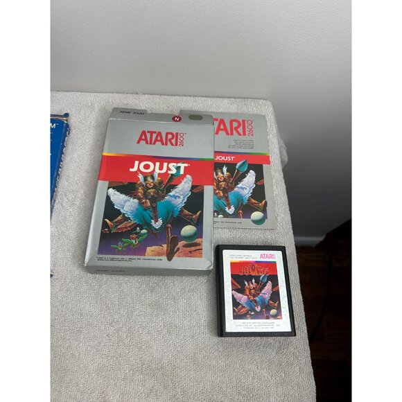 Atari 2600 Tested games space invaders and joust video game vintage retro - Picture 2 of 5